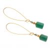 wilde emeralde column earrings