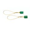 wilde emeralde blade earrings