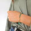 wilde emeralde skinny bracelet