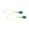 wilde emeralde column earrings
