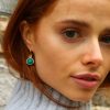 Emerald Jade Teardrop Earrings