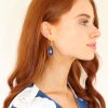 Lapis Chalcedony Earrings