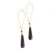corcra drop earrings