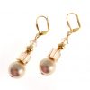 vintage pearl earrings