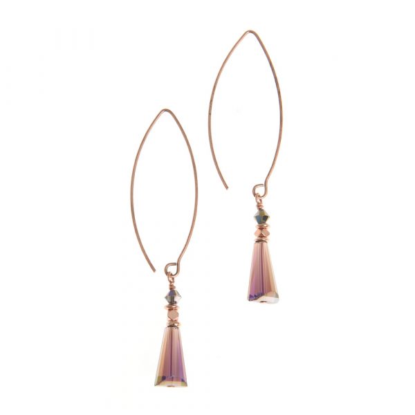 sugar plum cone earrings