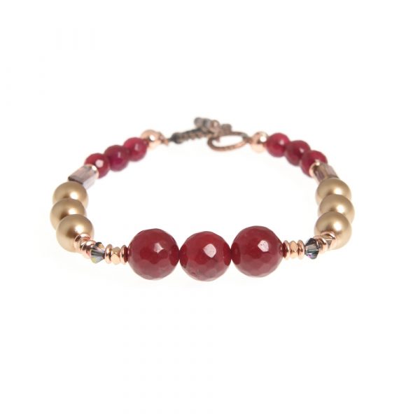 sugar plum linear bracelet