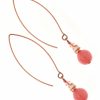 Flamant Pink Shell Earrings
