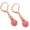 Flamant Pink Earrings Short