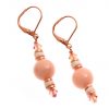 KL- 2511 (2) Flamant Shell Earrings Short
