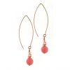 Flamant Pink Shell Earrings
