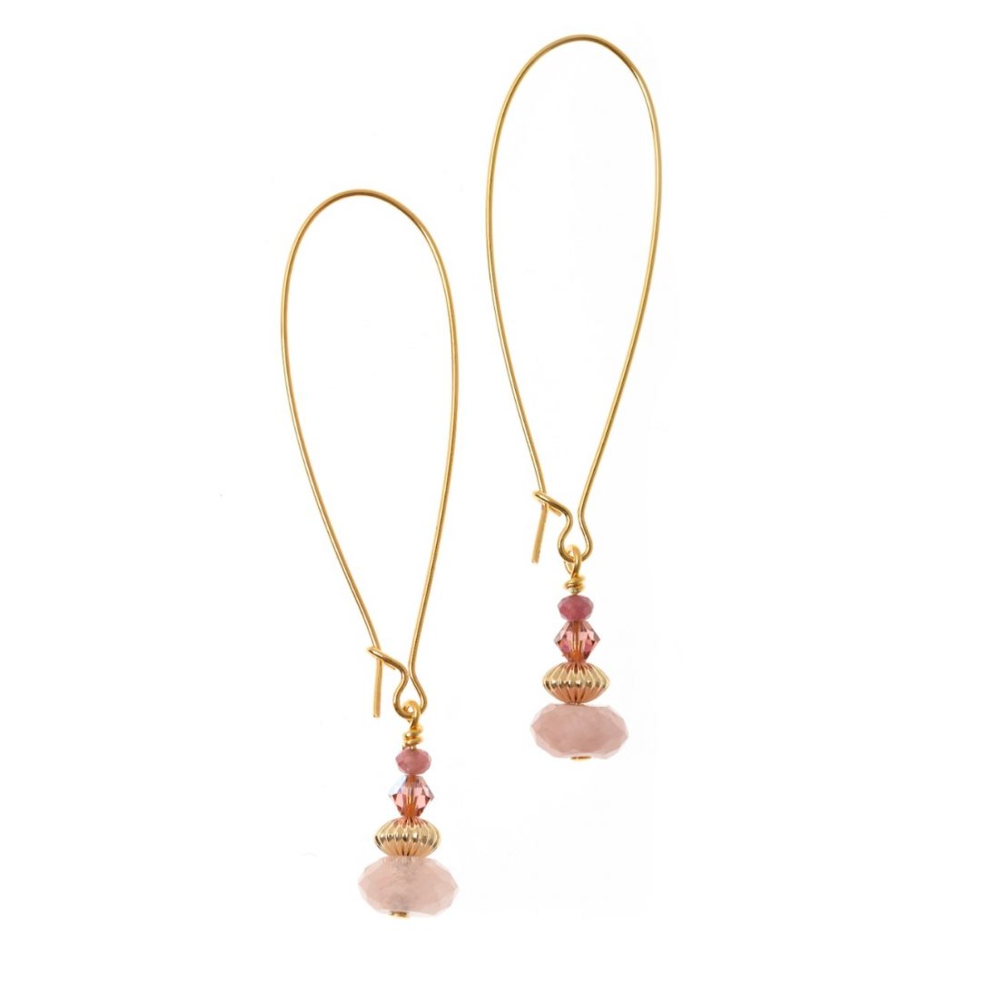KL- 2893 peony k kajoux earrings