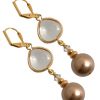 k kajoux pearl earrings