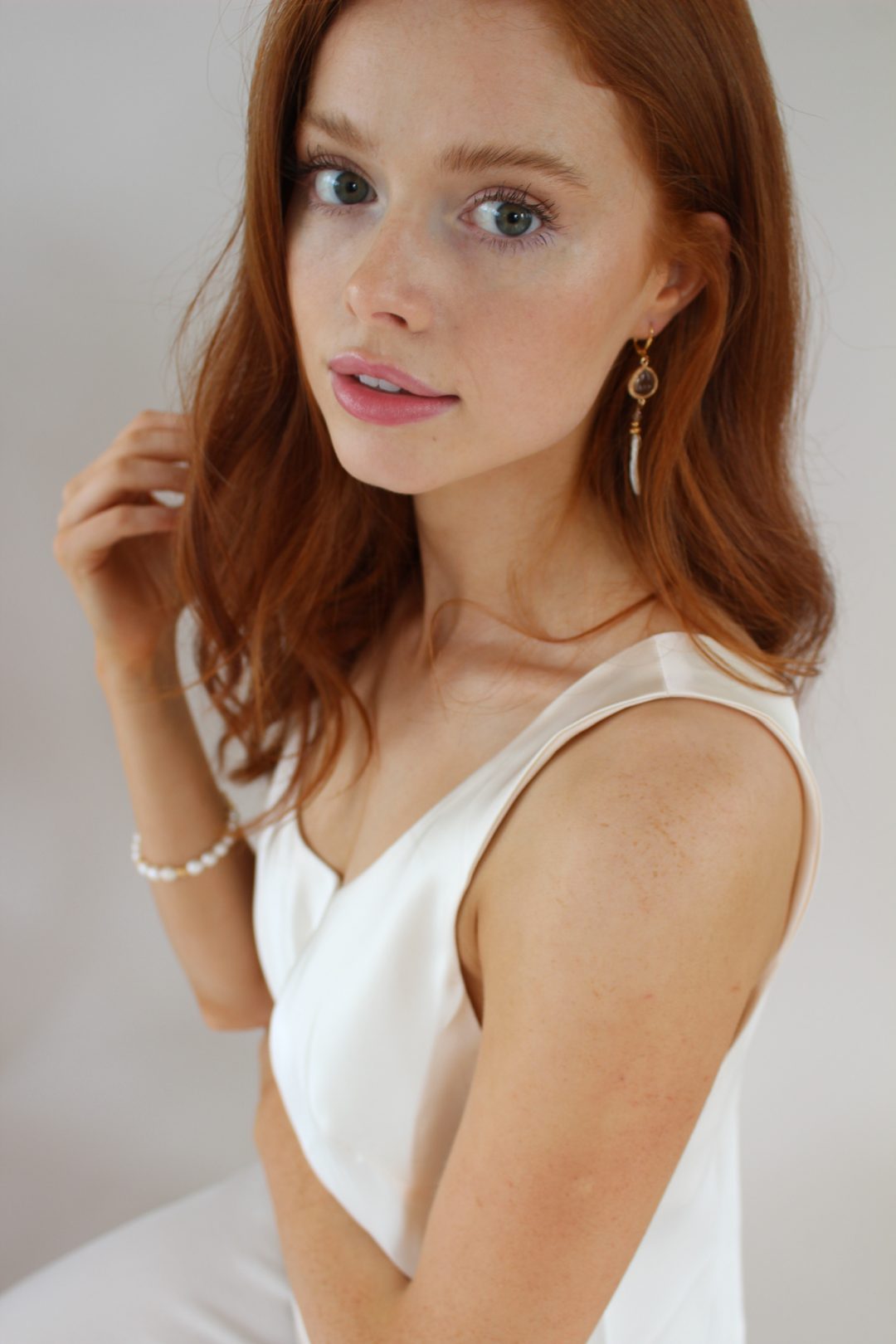 k kajoux pearl earrings