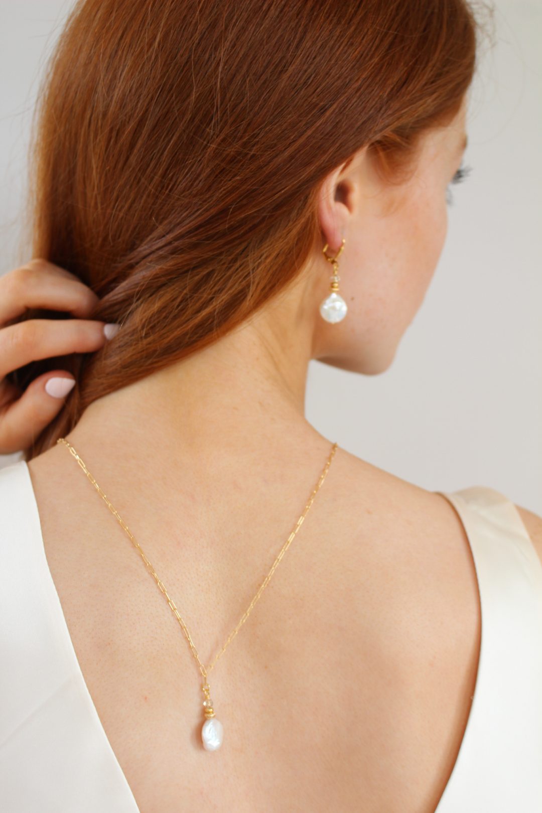 k kajoux pearl necklace