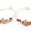 peony blush hoops