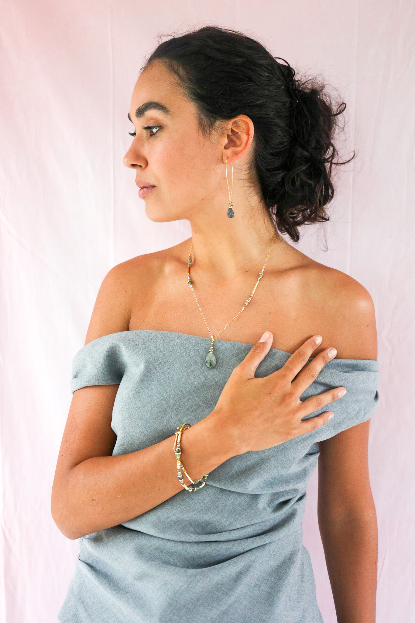 627A6981 K Kajoux Drop Necklace