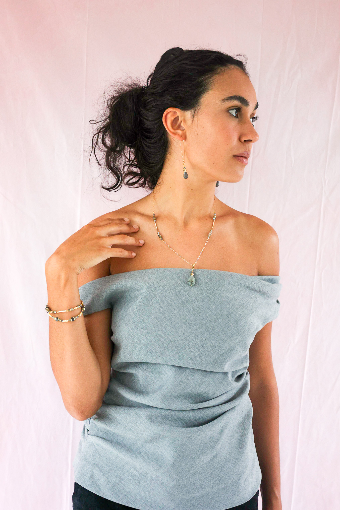 627A6986 K Kajoux Drop Necklace